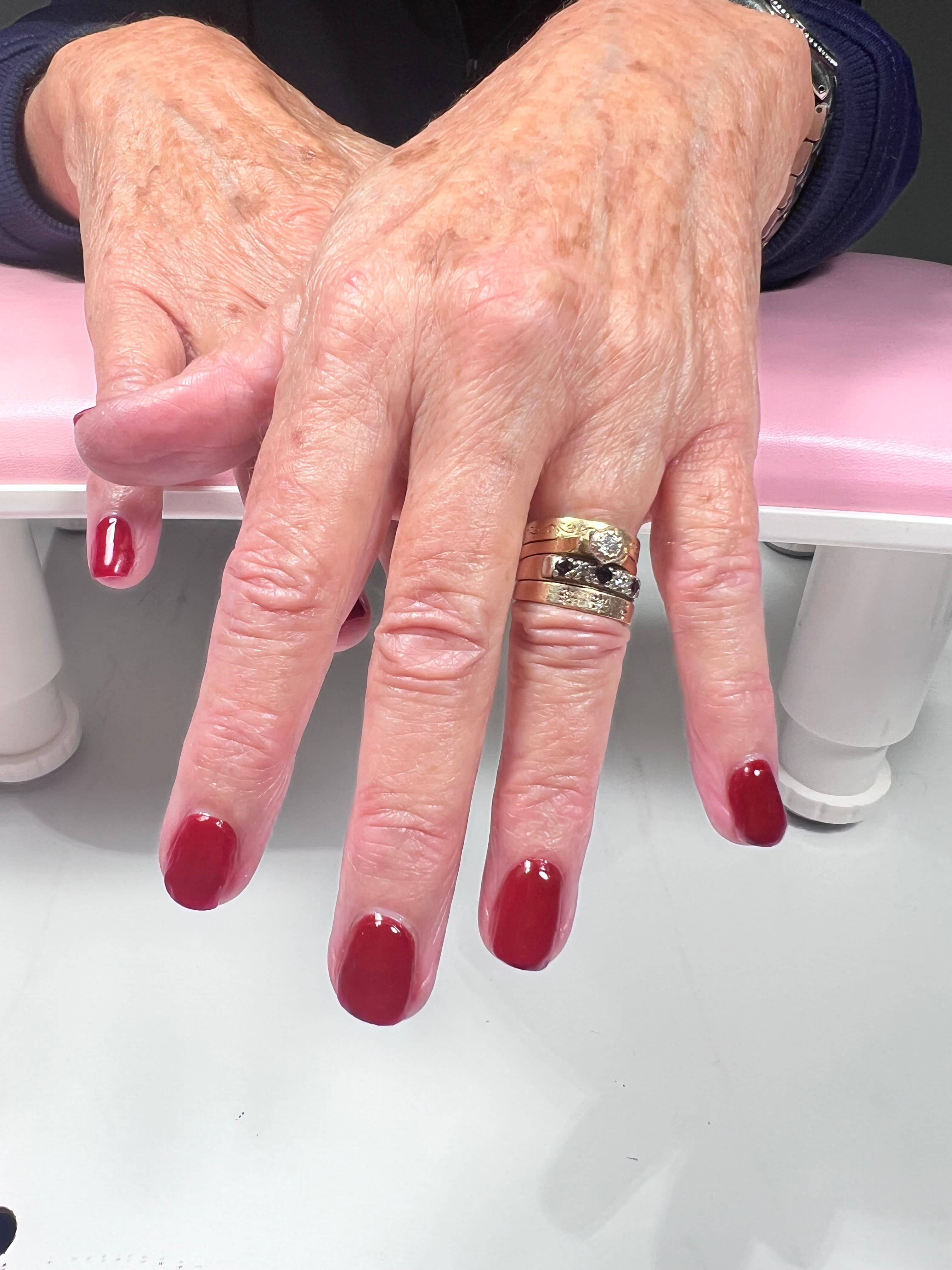 Finished gel manicure — HER Nails & Wellness studio